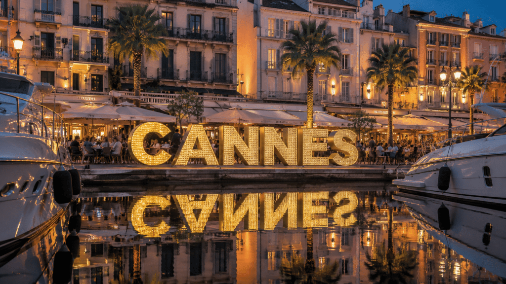 Cannes reflections image